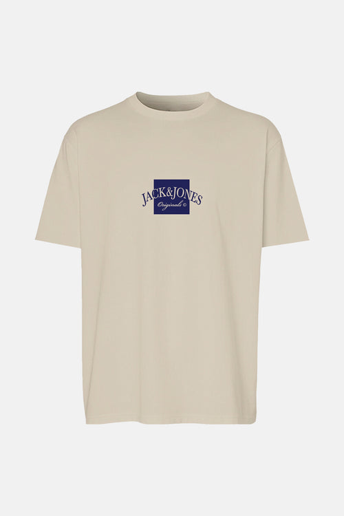 T-shirt (korte mouwen) Wit - ORIGINALS BY JACK & JONES