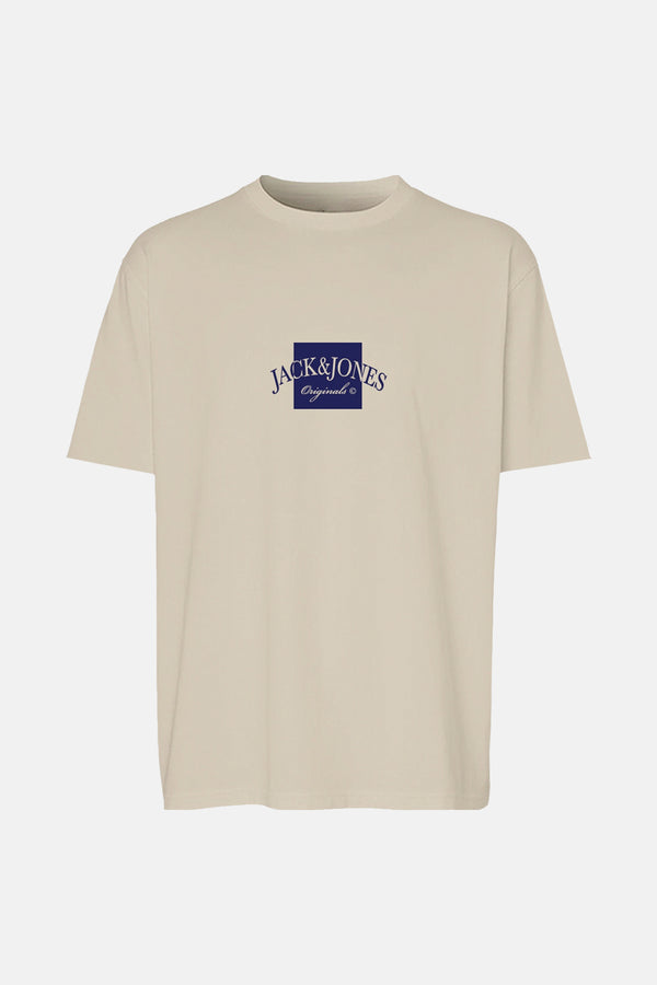 T-shirt (korte mouwen) Wit - ORIGINALS BY JACK & JONES