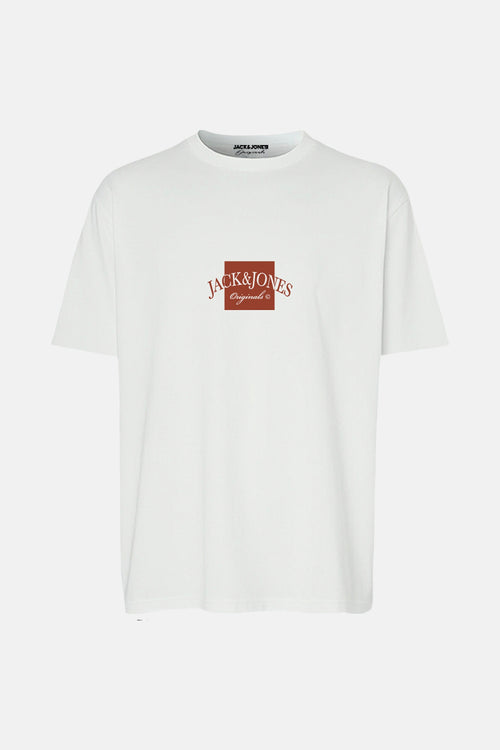 T-shirt (korte mouwen) Wit - ORIGINALS BY JACK & JONES
