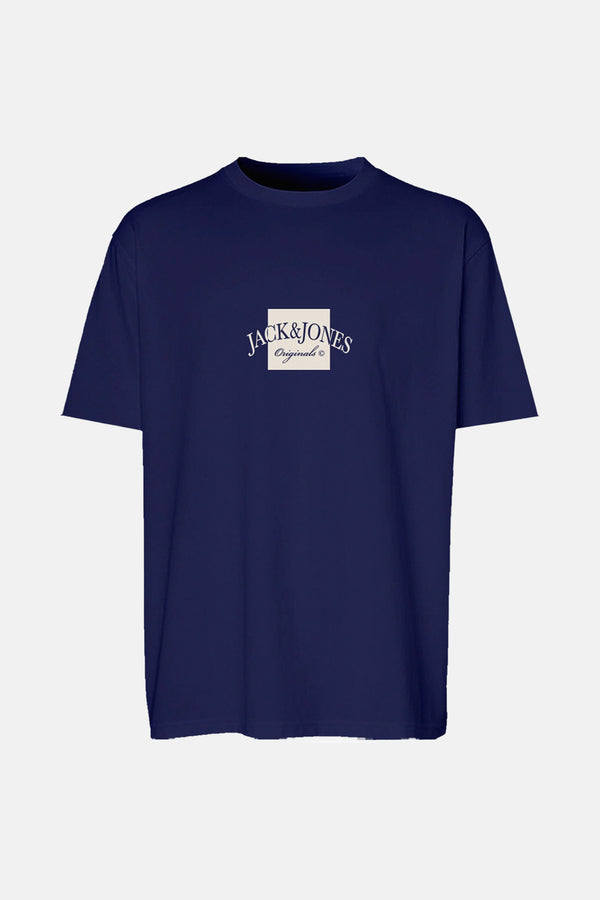 T-shirt (korte mouwen) Blauw - ORIGINALS BY JACK & JONES
