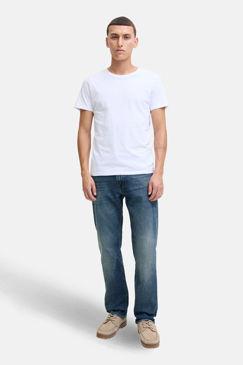 Jeans straight mid blue denim - JACK & JONES JEANS INTELLIGENCE