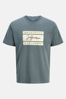 T-shirt (korte mouwen) Blauw - ORIGINALS BY JACK & JONES