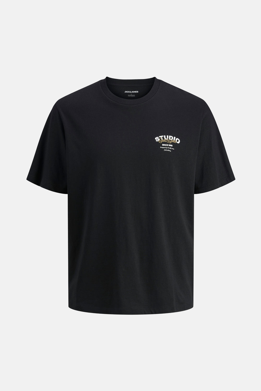 T-shirt (korte mouwen) zwart - ORIGINALS BY JACK & JONES
