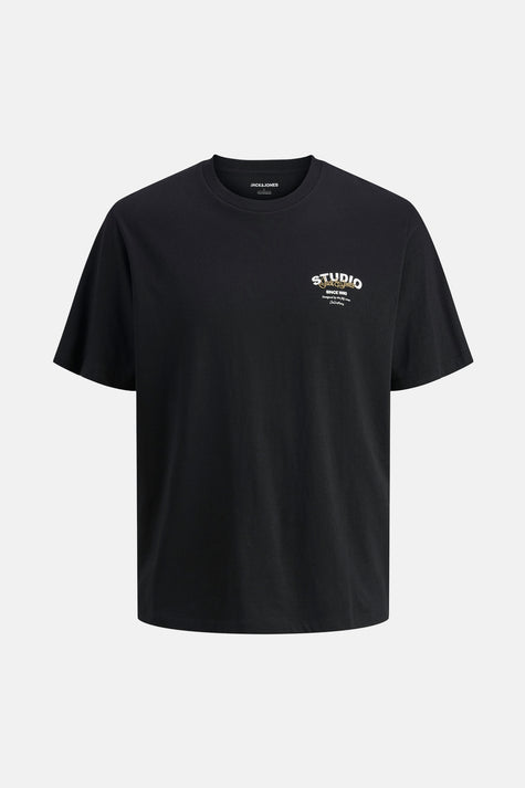 T-shirt (korte mouwen) zwart - ORIGINALS BY JACK & JONES