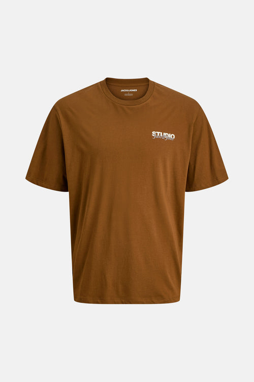 T-shirt (korte mouwen) bruin - ORIGINALS BY JACK & JONES