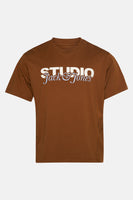 T-shirt à manches courtes - brun