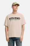 T-shirt (korte mouwen) ecru - ORIGINALS BY JACK & JONES