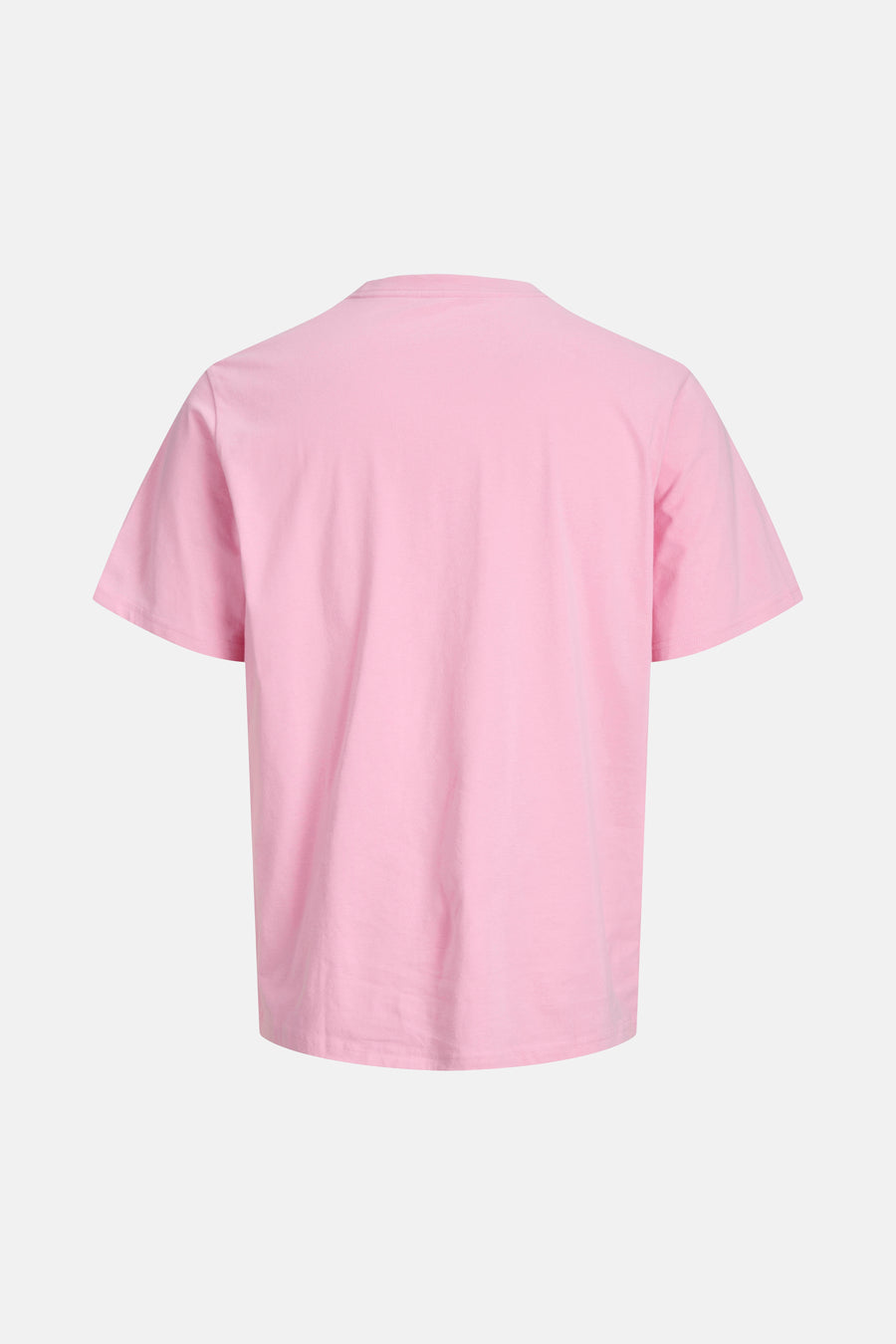 Roze T-shirt met korte mouwen van JACK & JONES, achterkant.