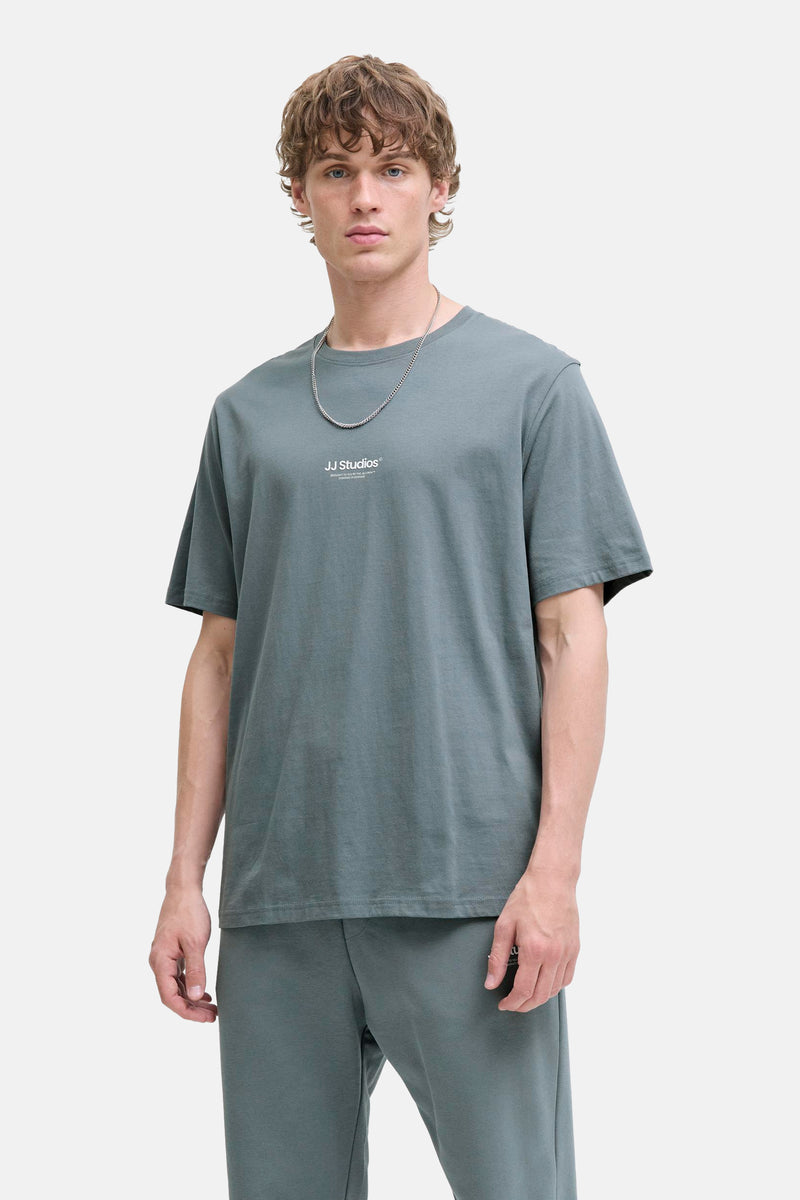 T-shirt met korte mouwen - Blauw