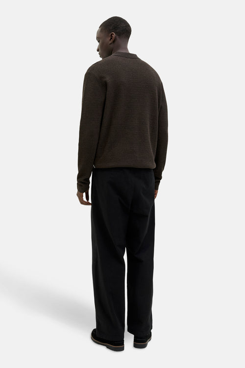 JJEGEORGE KNIT POLO LS SN