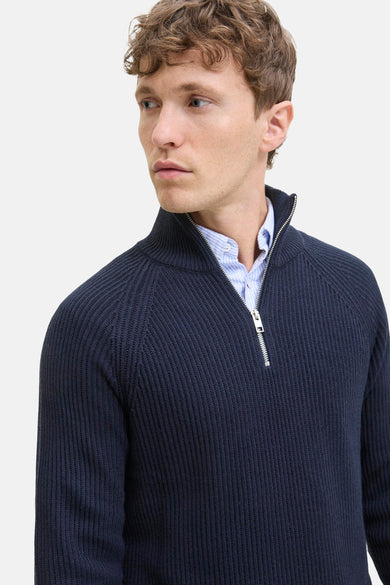 JJPANNEL KNIT HALF ZIP AW25