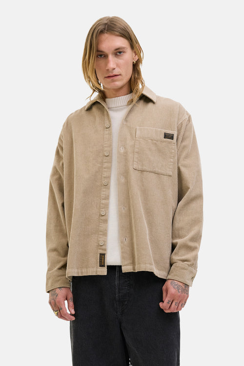 Hemd met lange mouwen - bruin