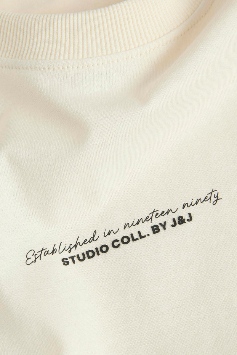 T-shirt met korte mouwen - Ecru