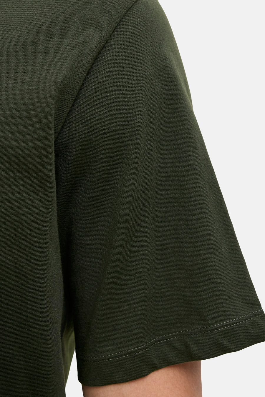 Groen T-shirt met korte mouwen van ORIGINALS BY JACK & JONES, met een jersey textuur.