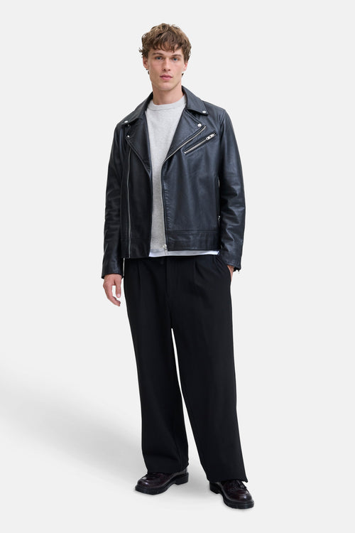 Pull col rond gris - PREMIUM by JACK & JONES