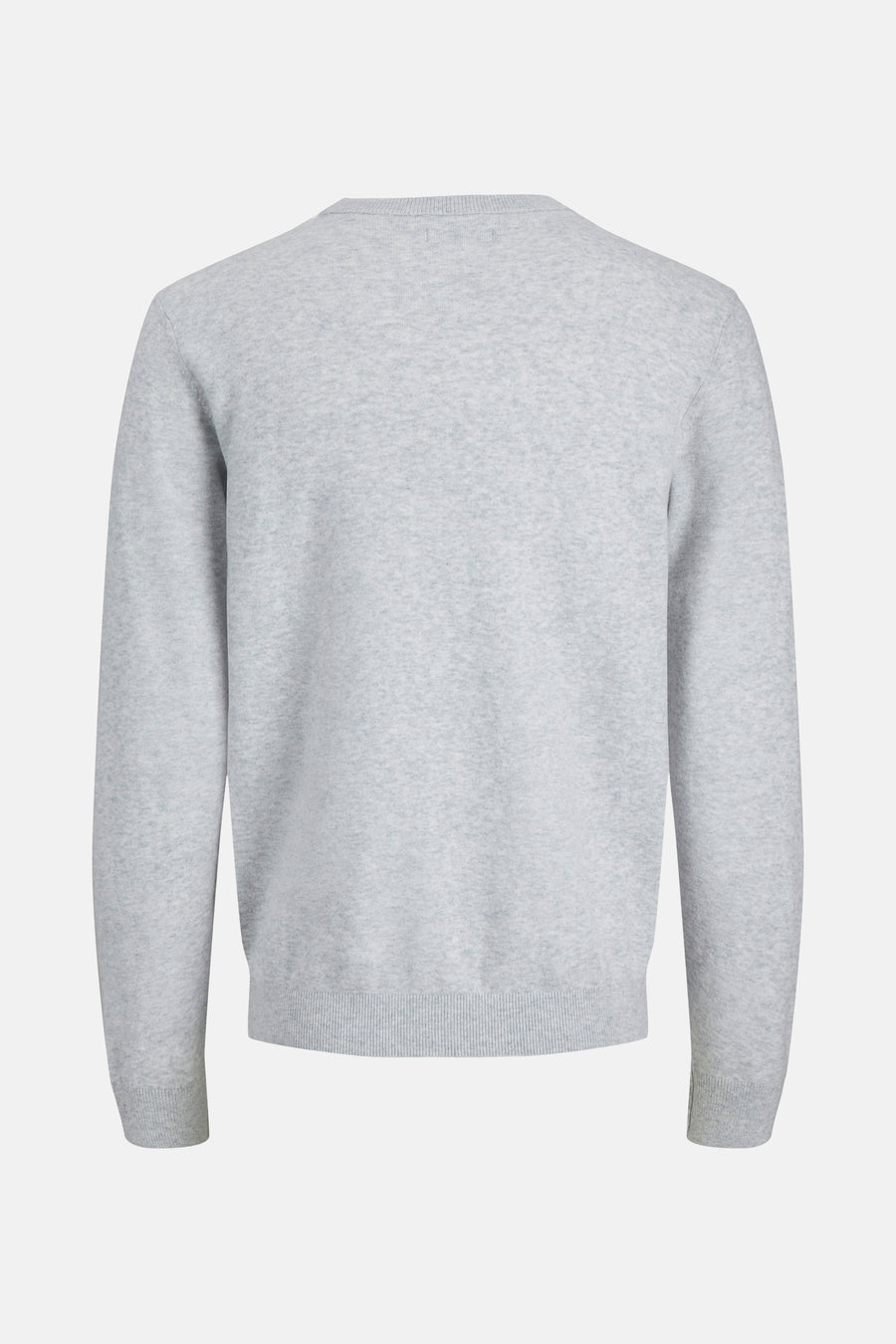 Pull à col rond gris de PREMIUM by JACK & JONES, en maille fine.
