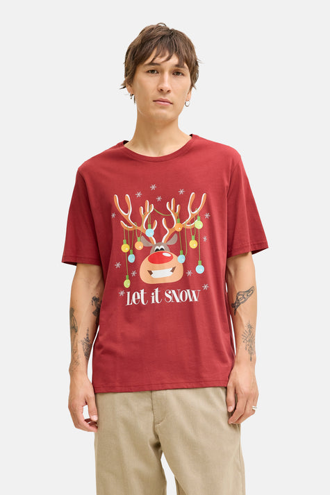 T-shirt met korte mouwen - rood