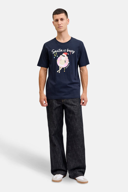 T-shirt met korte mouwen - blauw