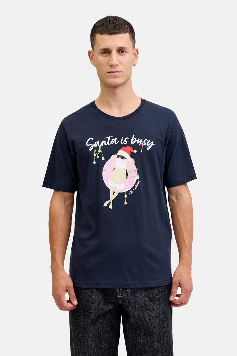 T-shirt met korte mouwen - blauw