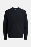 Pull col rond bleu - JACK & JONES