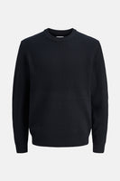 Pull col rond bleu - JACK & JONES