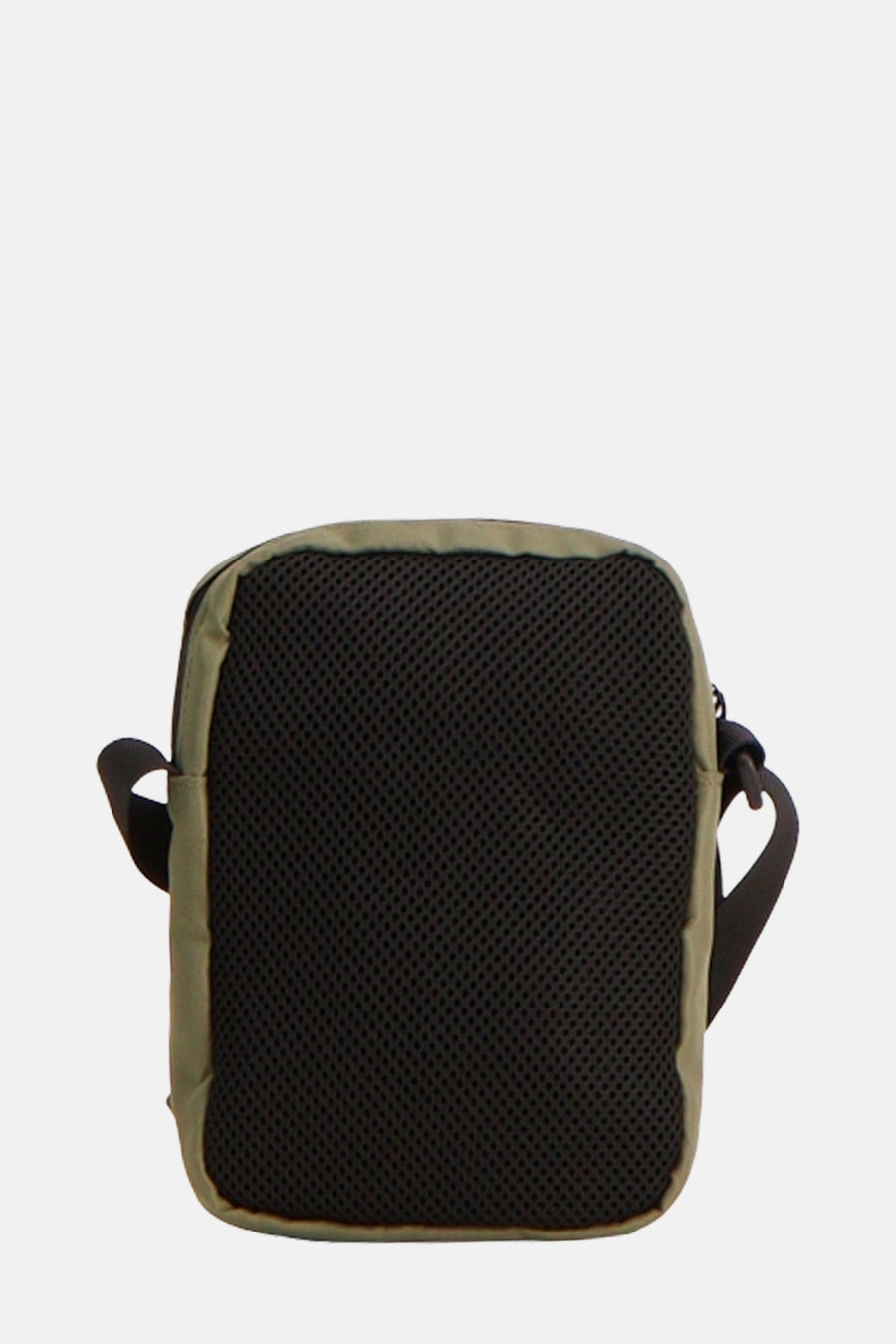 Sac à bandoulière kaki de ACCESSORIES BY JACK & JONES avec un dos en maille noire et une bandoulière noire.