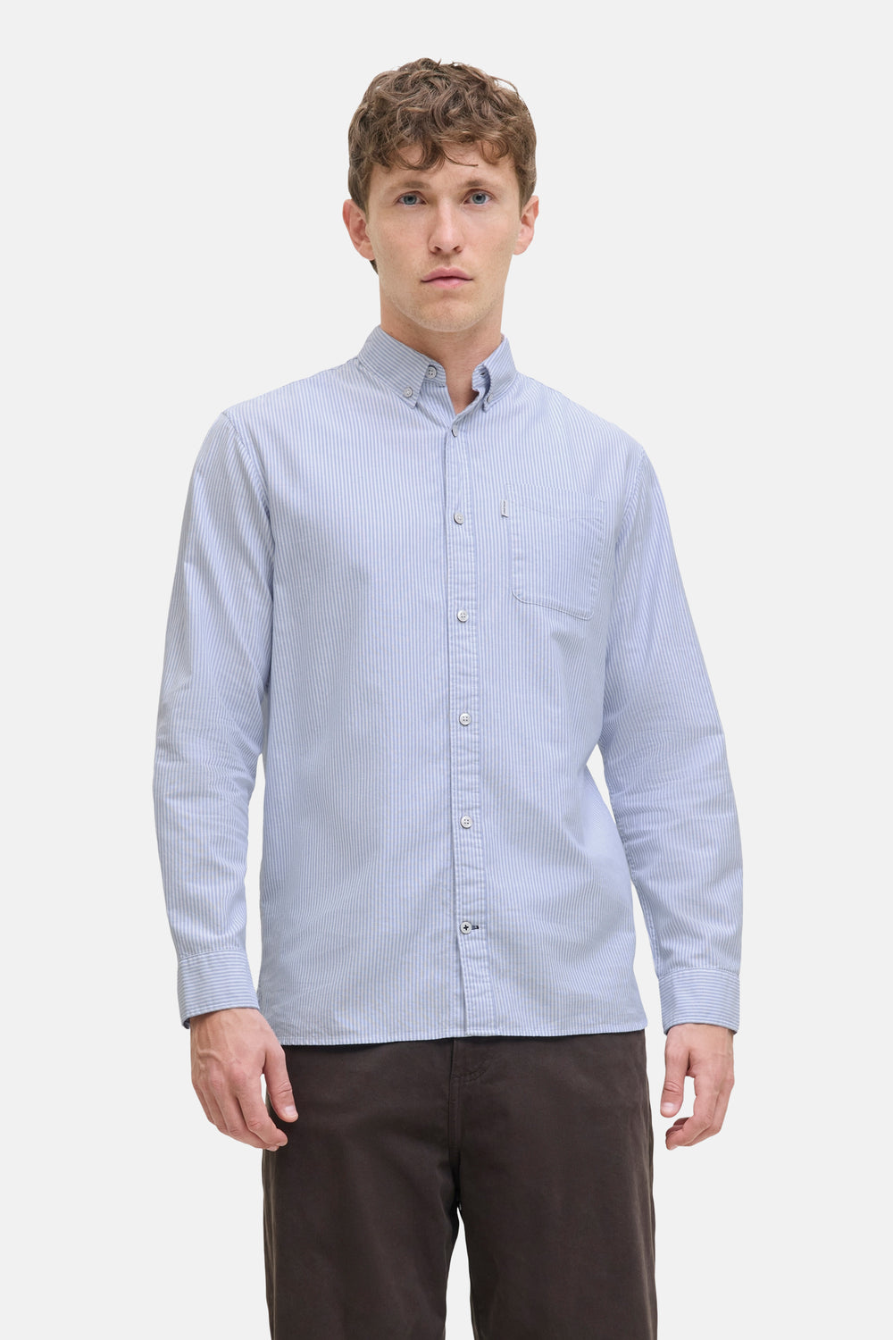 Chemise à manches longues - bleu