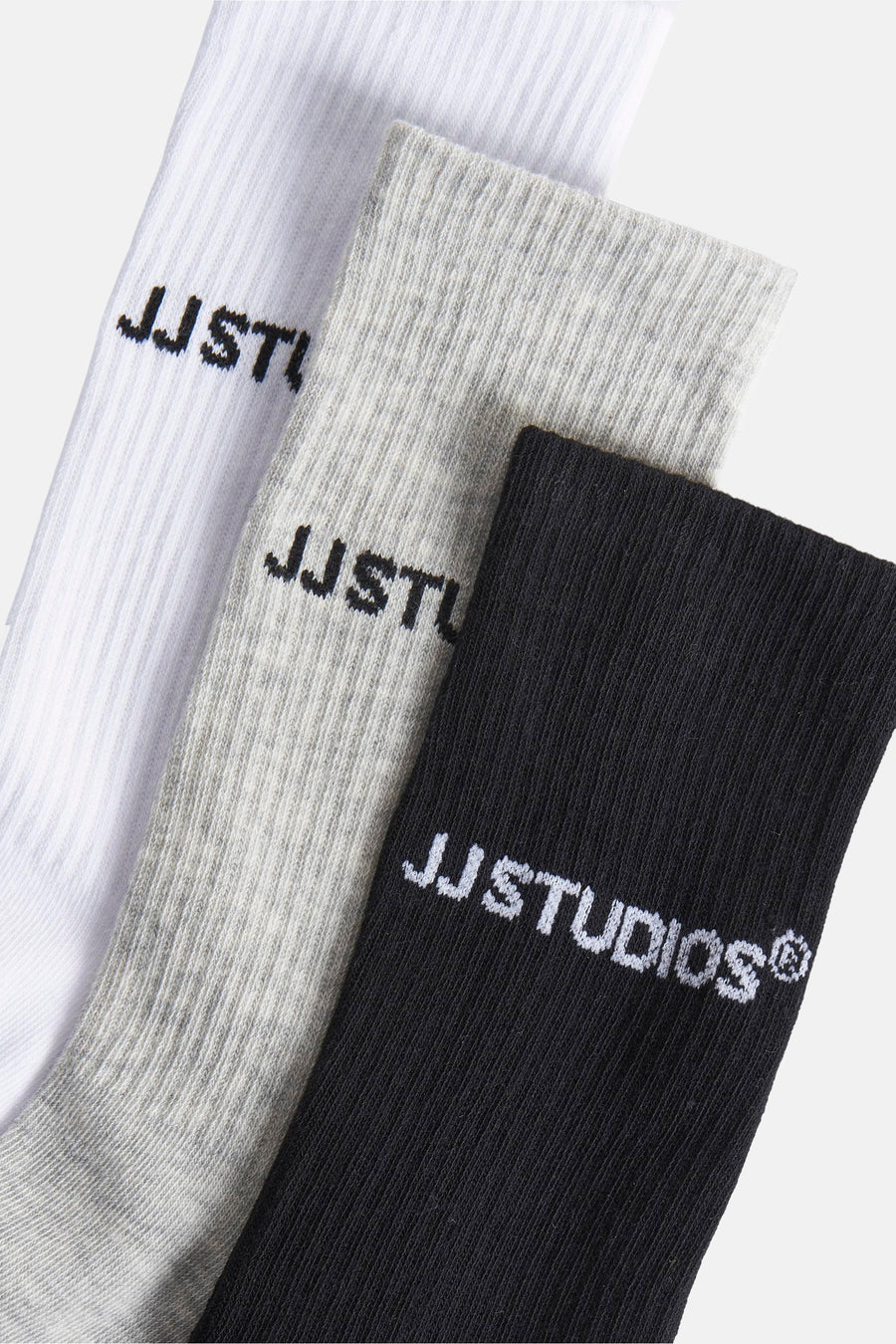 Multikleurige sokken set van Accessories by Jack & Jones, met merklogo op elke sok.