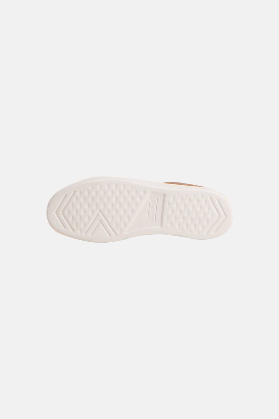 Beige sneakerzool van ACCESSORIES BY JACK & JONES, ruitvormig textuurpatroon.