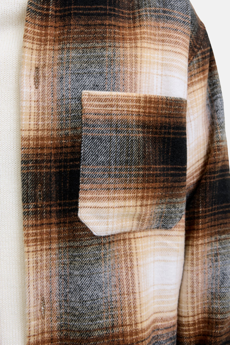 JJZAC HEAVY BRUSH OVERSHIRT LS