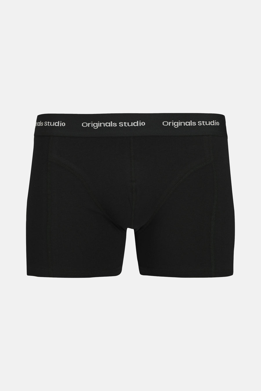 Boxer noir par ACCESSORIES BY JACK & JONES, avec une ceinture élastique logotée.
