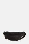 Zwarte heuptas van ACCESSORIES BY JACK & JONES, met zichtbare ritssluiting.