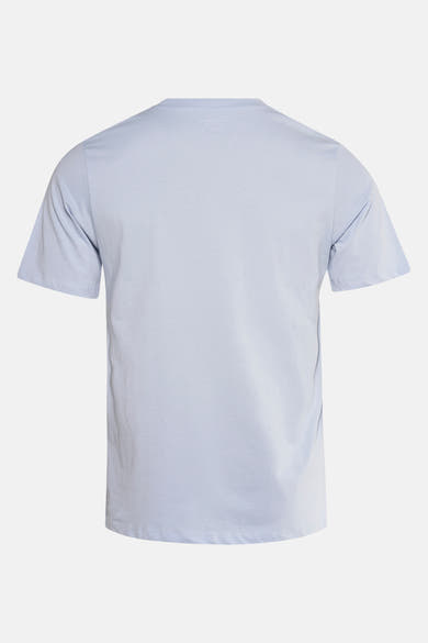 Blauw T-shirt met korte mouwen van ORIGINALS BY JACK & JONES, achterkant, van katoen.