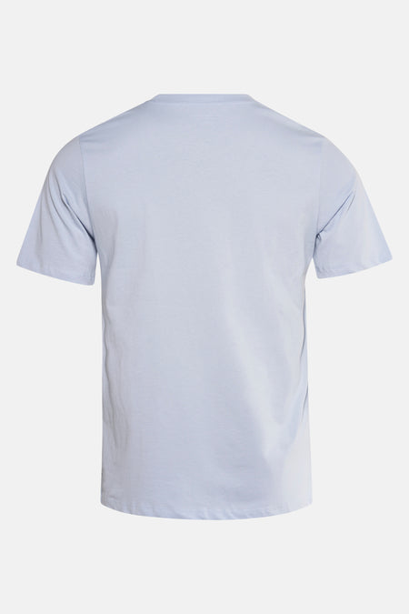 Blauw T-shirt met korte mouwen van ORIGINALS BY JACK & JONES, achterkant, van katoen.