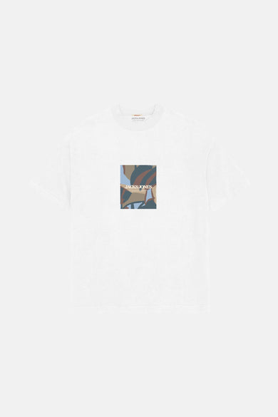 T-shirt (korte mouwen) Wit - ORIGINALS BY JACK & JONES