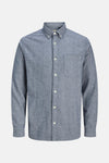 Chemise (manches longues) bleu - PREMIUM by JACK & JONES
