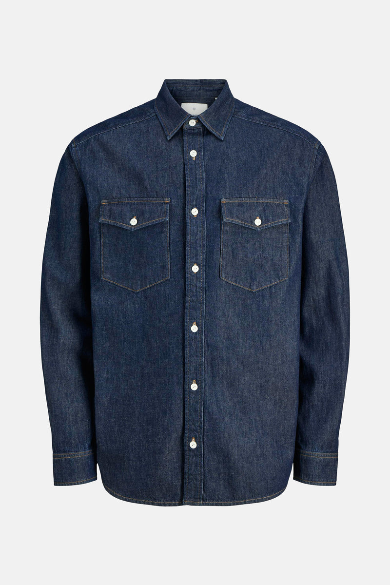 Chemise en jean - dark blue denim