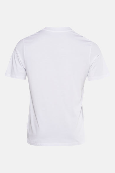 Wit T-shirt met korte mouwen van JACK & JONES, achterkant, effen.