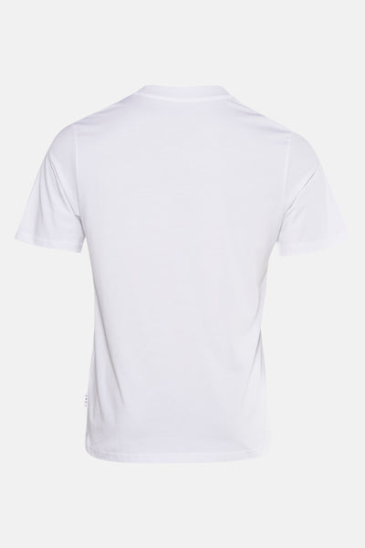 Wit T-shirt met korte mouwen van JACK & JONES, achterkant, effen.