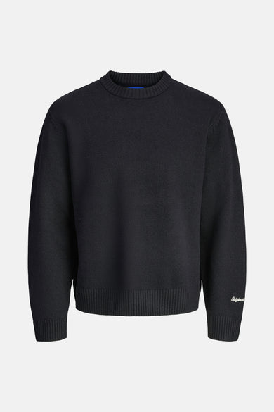 Pull à col rond - noir