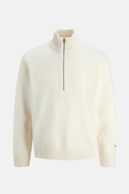 Pull met ronde hals - Ecru