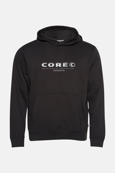 JCOSTANCE TEXT PRINT SWEAT HOOD