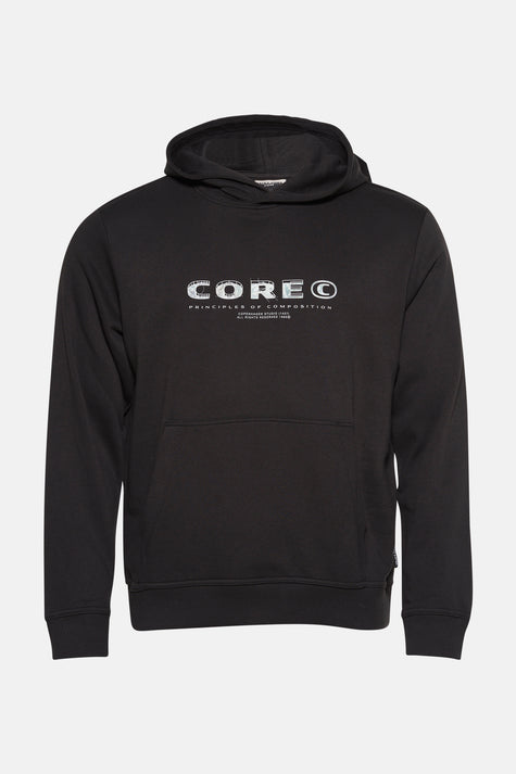 Sweat à capuche noir - JACK & JONES