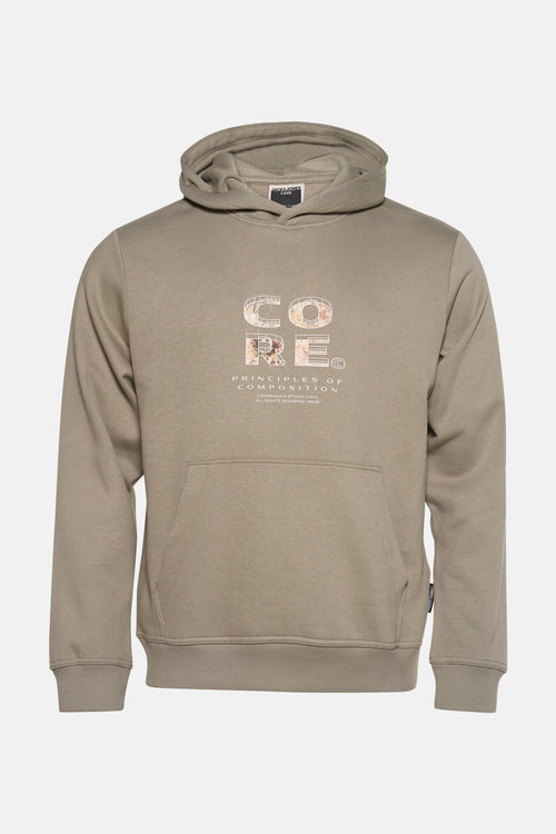 Sweat à capuche vert - JACK & JONES