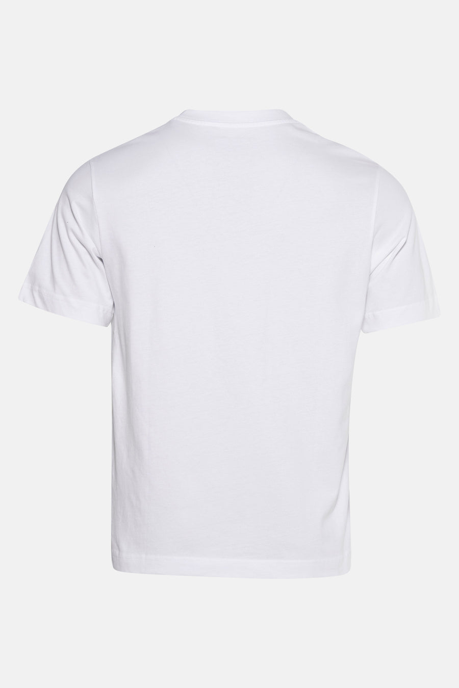 Wit T-shirt met korte mouwen van JACK & JONES, achterkant, van effen katoen.