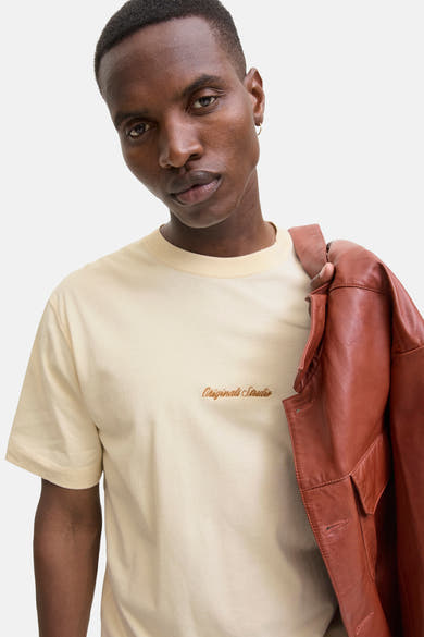 T-shirt met korte mouwen - beige