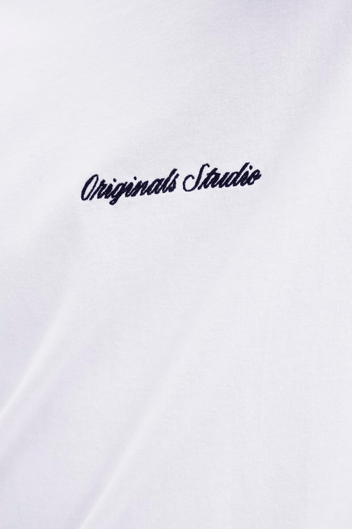 T-shirt (korte mouwen) wit - ORIGINALS BY JACK & JONES