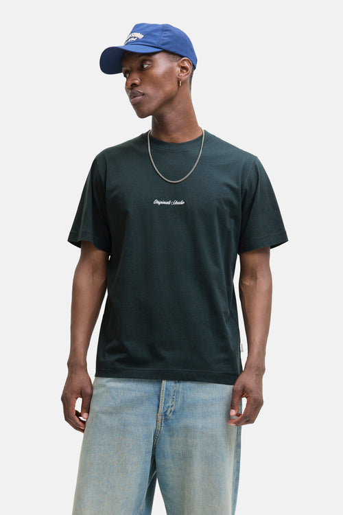 T-shirt (manches courtes) vert - ORIGINALS BY JACK & JONES