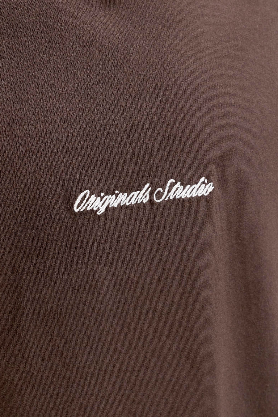 T-shirt (korte mouwen) bruin - ORIGINALS BY JACK & JONES