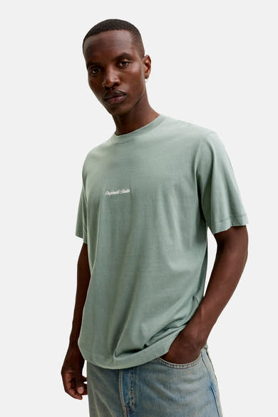 T-shirt (manches courtes) vert - ORIGINALS BY JACK & JONES